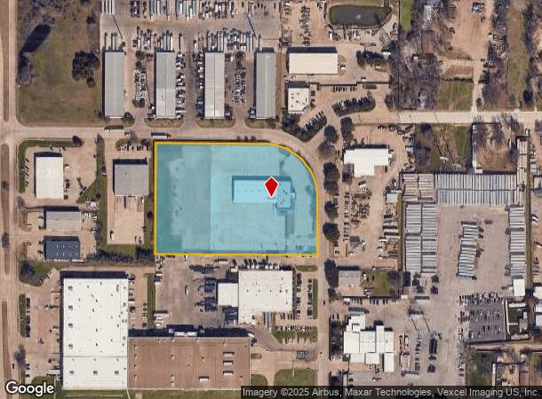  3409 High Prairie Rd, Grand Prairie, TX Parcel Map