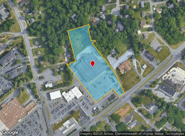  7621 Timberlake Rd, Lynchburg, VA Parcel Map