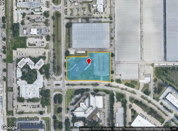 15710 John F Kennedy Blvd, Houston, TX Parcel Map