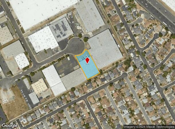  1444 Factor Ave, San Leandro, CA Parcel Map