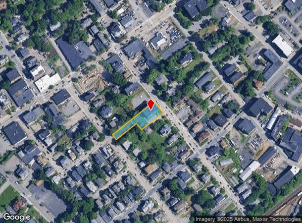  24 Oread St, Worcester, MA Parcel Map