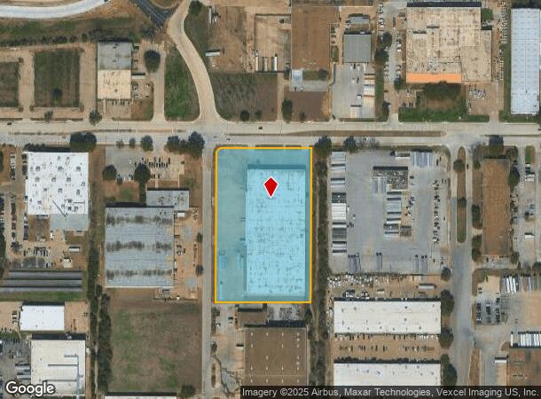2900 Avenue E E, Arlington, TX Parcel Map