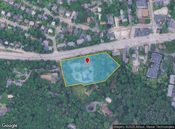 50 Dudley Rd, Newton Center, MA Parcel Map