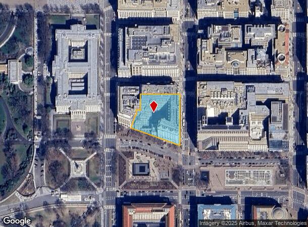  1400 F St Nw, Washington, DC Parcel Map