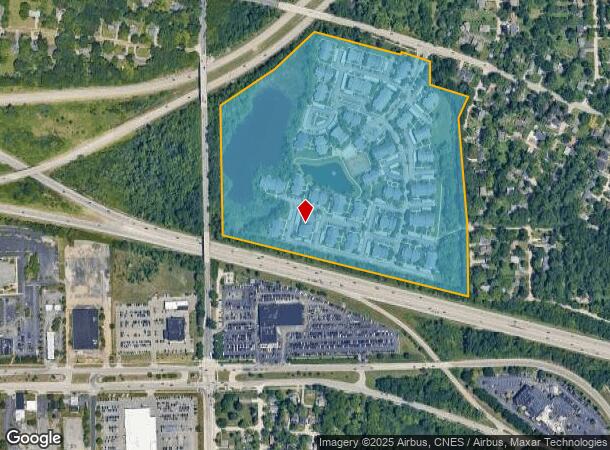  547 Landings Blvd, Ann Arbor, MI Parcel Map