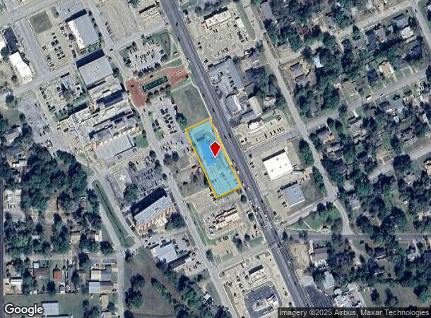 555 S Jackson St, Jacksonville, TX Parcel Map
