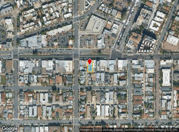 1417 University Ave, San Diego, CA Parcel Map