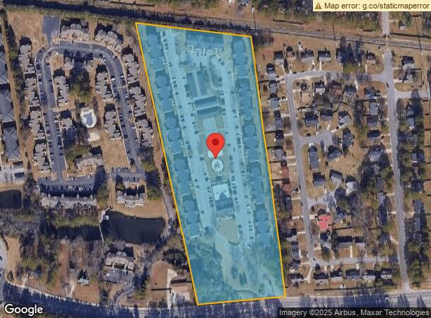  505 Regency Dr, Fayetteville, NC Parcel Map