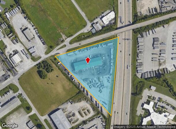  1606 Progress Way, Clarksville, IN Parcel Map