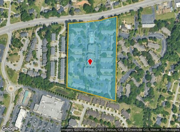  2900 E North St, Greenville, SC Parcel Map