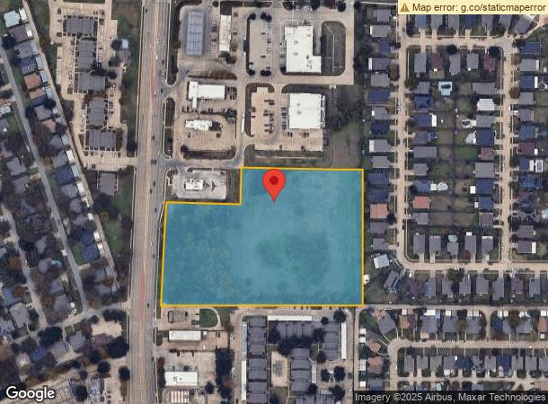  5601 S Cooper St, Arlington, TX Parcel Map