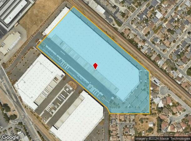  200 Halcyon Dr, San Leandro, CA Parcel Map