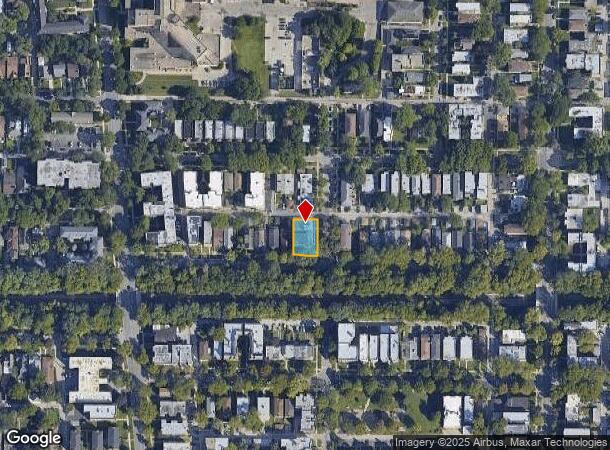 801 Case St, Evanston, IL Parcel Map