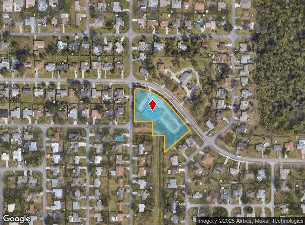  1990 Fallon Blvd Ne, Palm Bay, FL Parcel Map