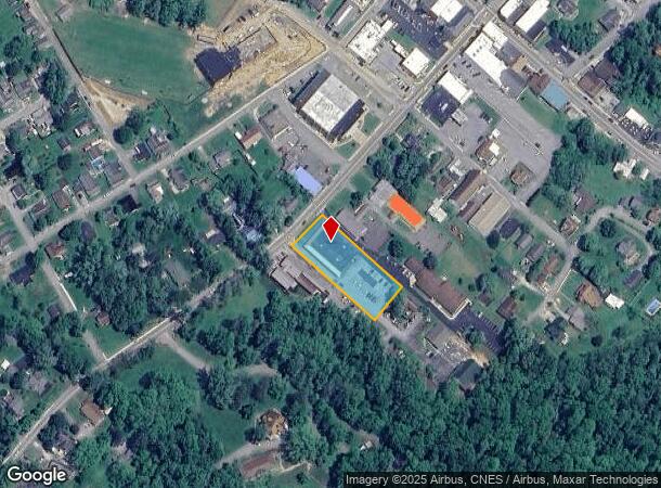 207 W Maple Ave, Fayetteville, WV Parcel Map
