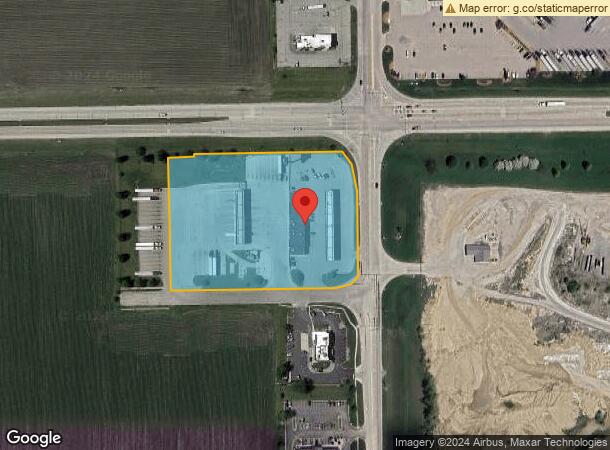  890 E Highway 38 E, Rochelle, IL Parcel Map