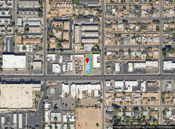  2136 E Indian School Rd, Phoenix, AZ Parcel Map