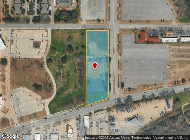 1221 E Division St, Arlington, TX Parcel Map