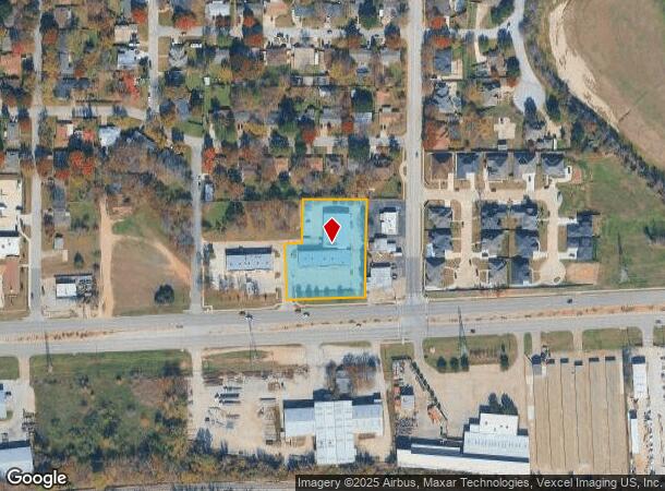 1210 W Hurst Blvd, Hurst, TX Parcel Map
