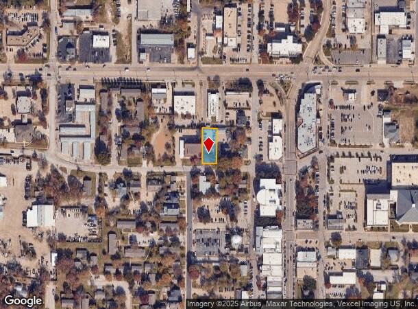 216 W Wall St, Grapevine, TX Parcel Map