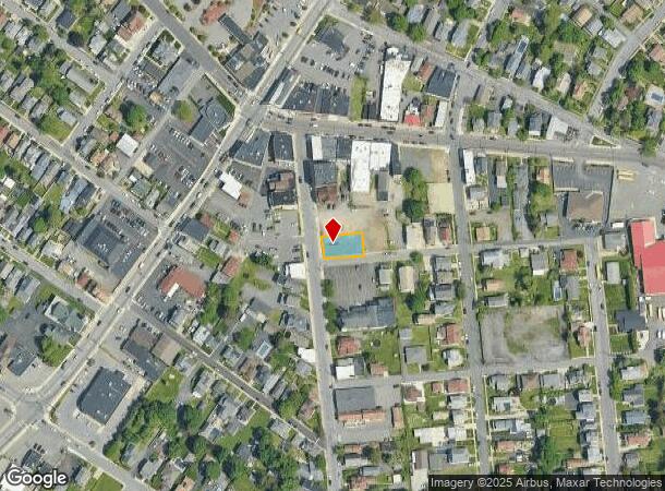 123 Chestnut St, Dunmore, PA Parcel Map