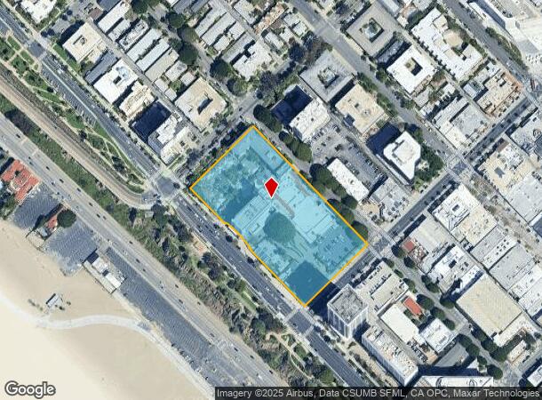  1133 Ocean Ave, Santa Monica, CA Parcel Map