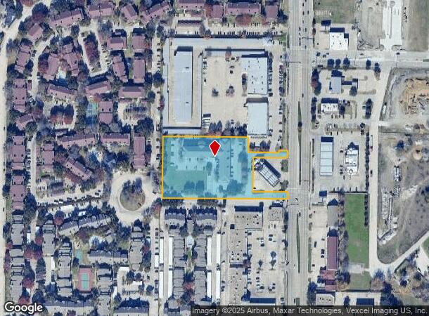 19059 Preston Rd, Dallas, TX Parcel Map