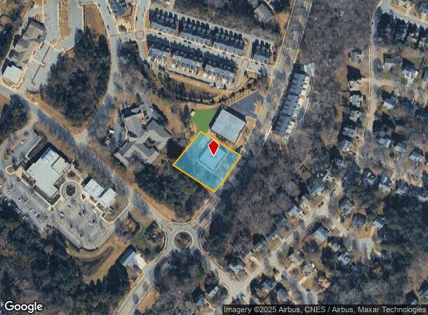  604 S Franklin St, Wake Forest, NC Parcel Map