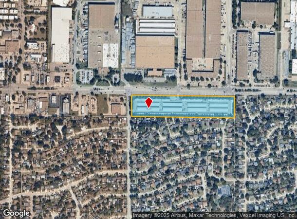  2200 E Belt Line Rd, Carrollton, TX Parcel Map