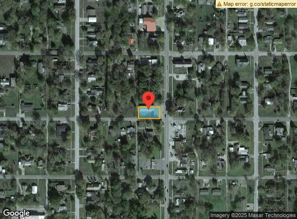  727 S Mekusukey Ave, Wewoka, OK Parcel Map