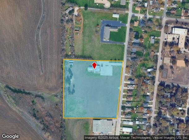  411 Leuty St, Justin, TX Parcel Map
