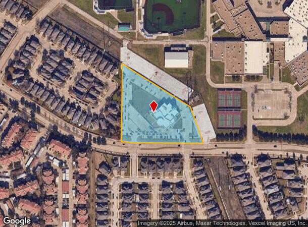 351 Ranchview Dr, Irving, TX Parcel Map