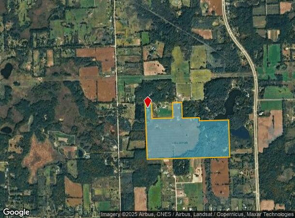 W Hunters Creek Rd, Lapeer, MI Parcel Map