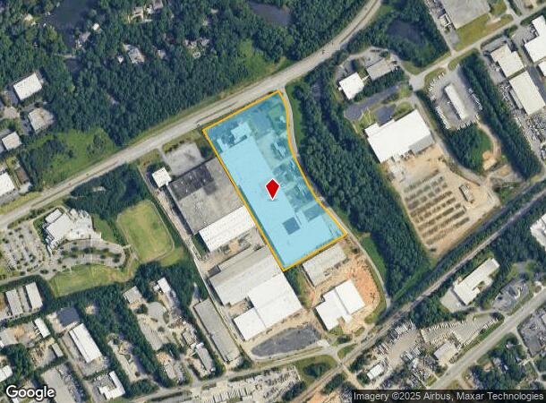  4350 Peachtree Industrial Blvd, Peachtree Corners, GA Parcel Map