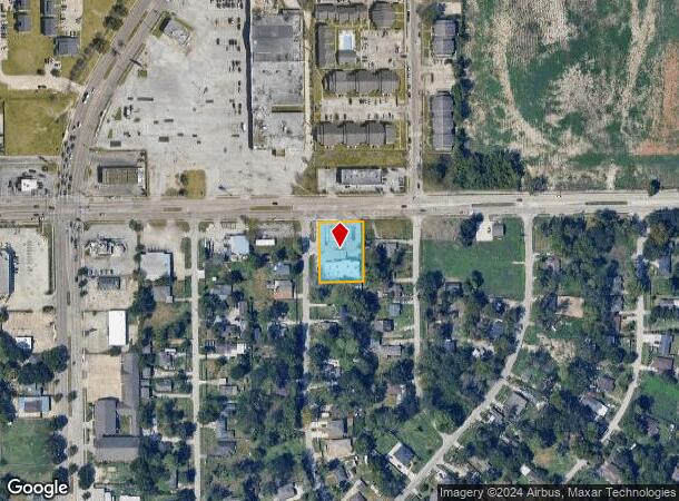  7202 Tidwell Rd, Houston, TX Parcel Map