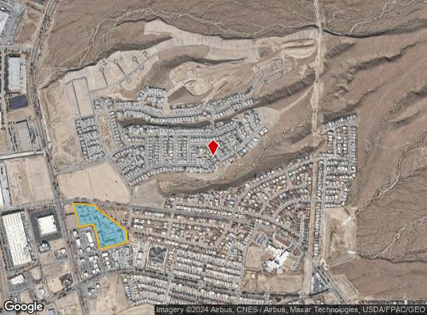  1776 Cimarron Square St, El Paso, TX Parcel Map