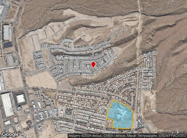  7300 Northern Pass Dr, El Paso, TX Parcel Map