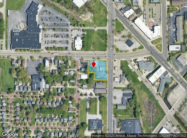  908 E Exchange St, Akron, OH Parcel Map