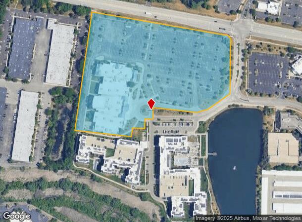  300 Parkway Dr, Lincolnshire, IL Parcel Map