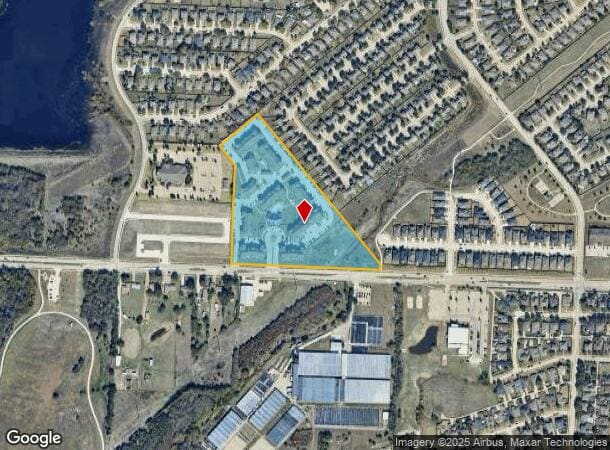 1315 W Brown St, Wylie, TX Parcel Map