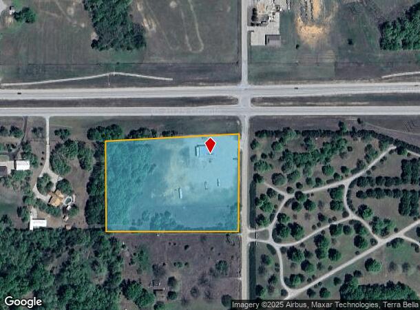 600 N Euchee Vly, Cushing, OK Parcel Map