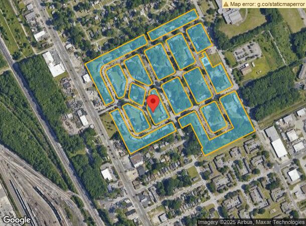  614 Peninsula Dr, Newport News, VA Parcel Map