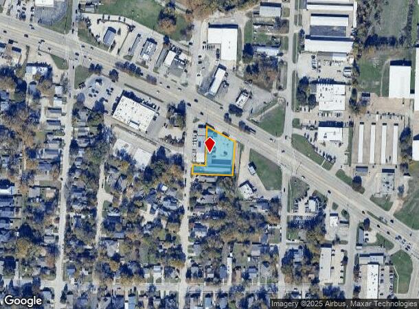  205 W University Dr, Mckinney, TX Parcel Map