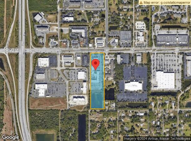  4455 W New Haven Ave, Melbourne, FL Parcel Map