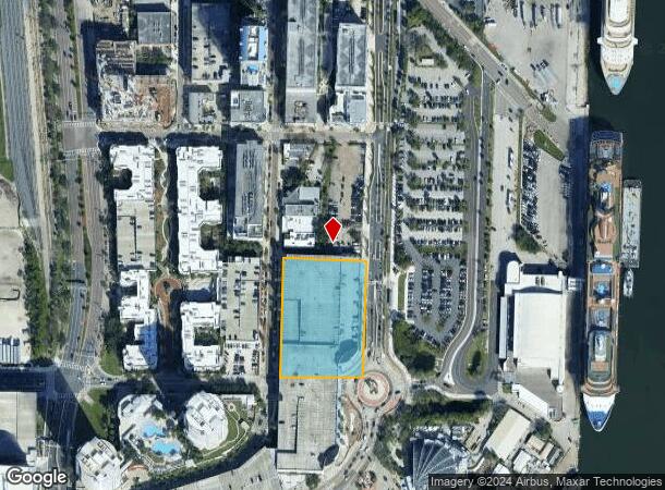  810 Channelside Dr, Tampa, FL Parcel Map