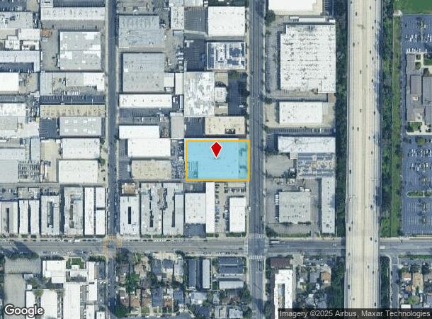  7633 Haskell Ave, Van Nuys, CA Parcel Map