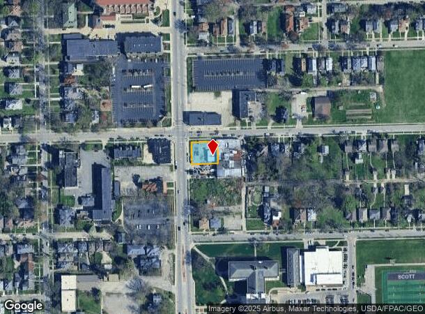  2490 Collingwood Blvd, Toledo, OH Parcel Map