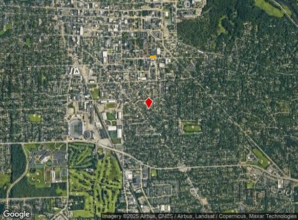  1107 S University Ave, Ann Arbor, MI Parcel Map