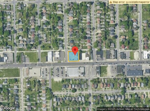  7411 E 7 Mile Rd, Detroit, MI Parcel Map