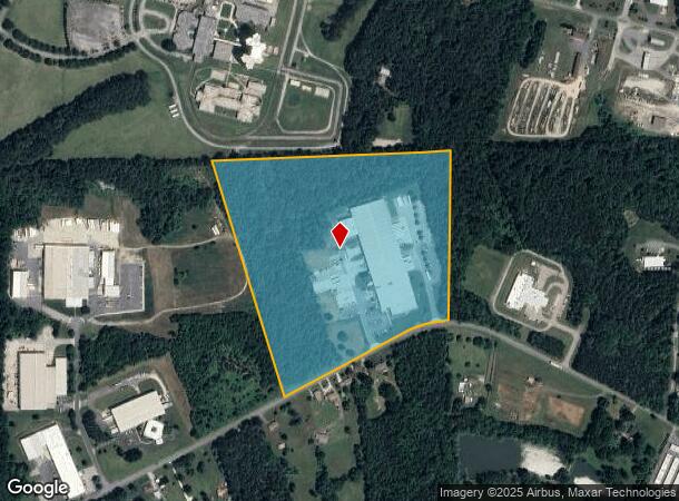  520 Grace Church Rd, Salisbury, NC Parcel Map